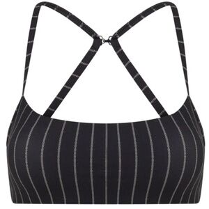 Pinstripe Sports Bra